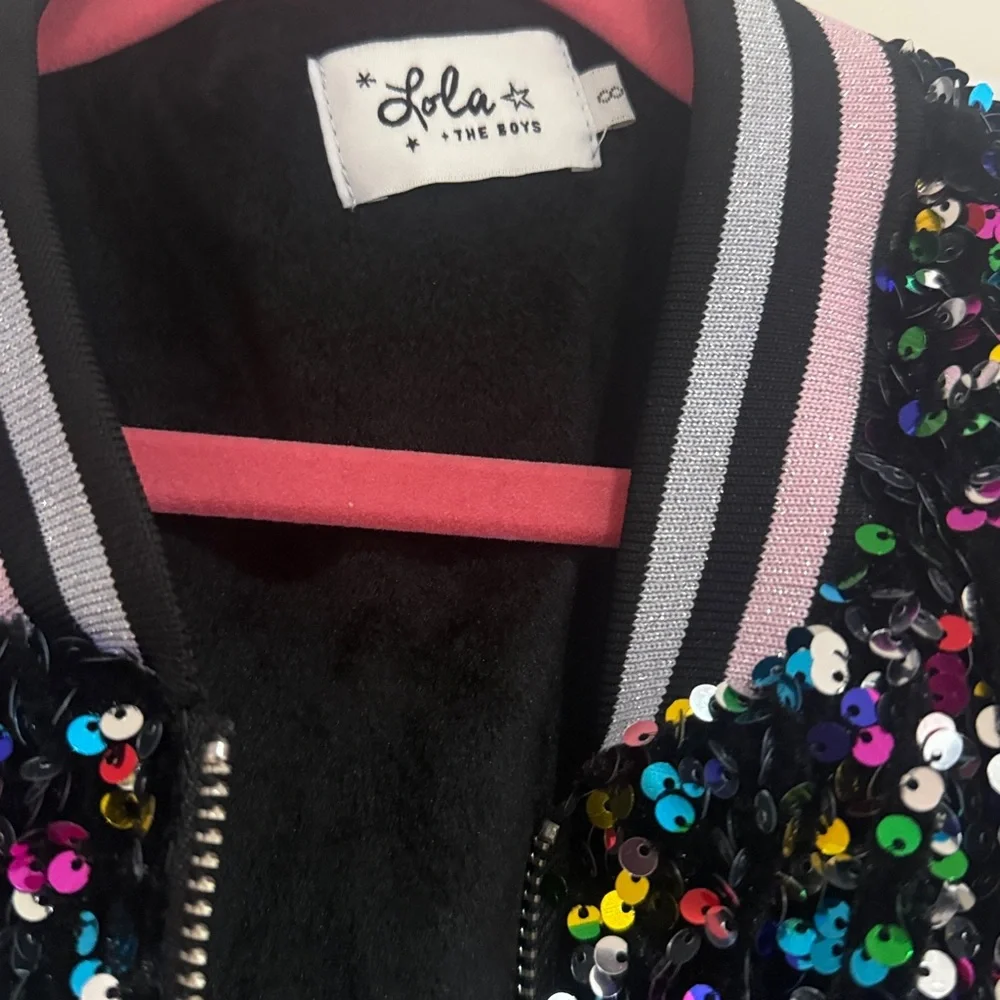 Lola + The Boys Glittering Sequin Kids Costume - Picture 2 of 2